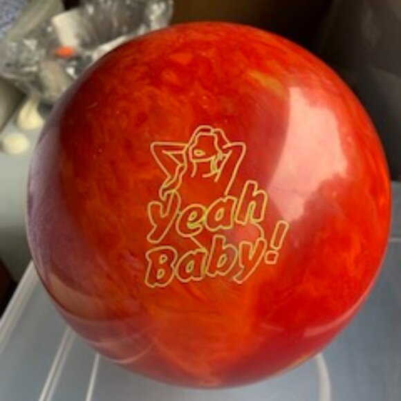 Yeah Baby! Bowling ball 14 used - Picture 1 of 4